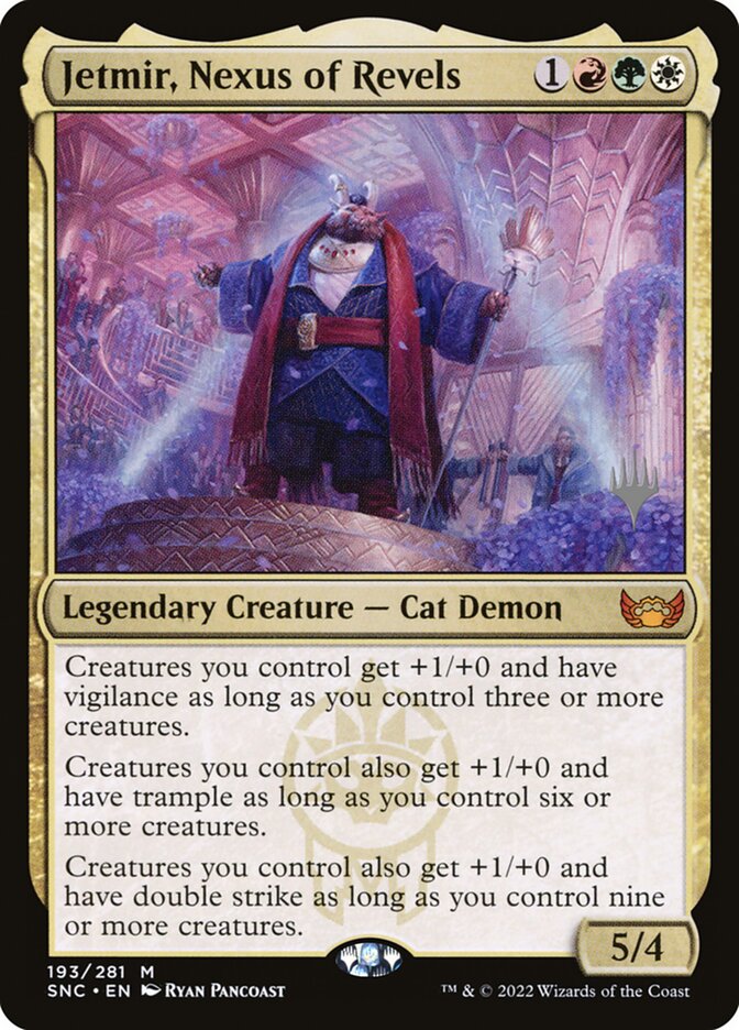 Jetmir, Nexus of Revels (193p) - Streets of New Capenna Promos (PSNC)