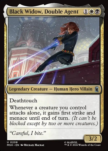 Black Widow, Double Agent (208) - Marvel Super Heroes (MSH)