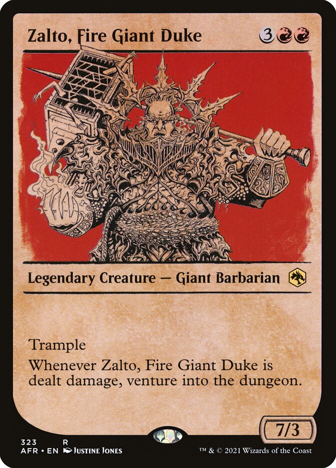 Zalto, Fire Giant Duke (323) - Adventures in the Forgotten Realms (AFR)