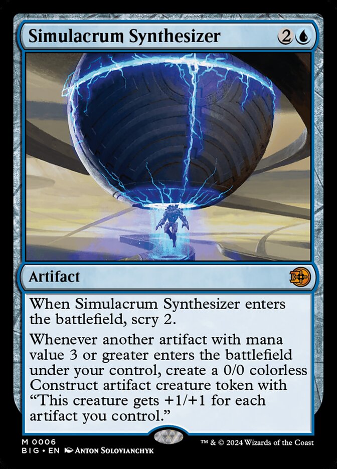 Simulacrum Synthesizer - [Foil] The Big Score (BIG)