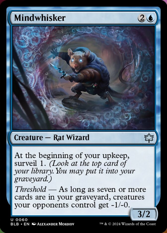 Mindwhisker - [Foil] Bloomburrow (BLB)