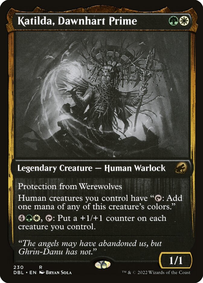 Katilda, Dawnhart Prime - [Foil] Innistrad: Double Feature (DBL)