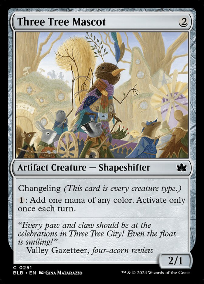 Three Tree Mascot (251) - Bloomburrow (BLB)