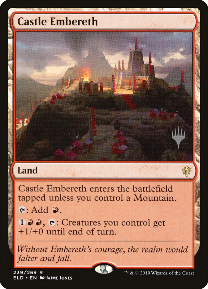 Castle Embereth (239p) - Throne of Eldraine Promos (PELD)