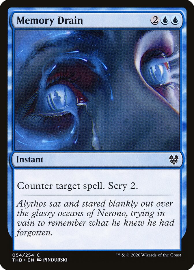 Memory Drain (54) - Theros Beyond Death (THB)