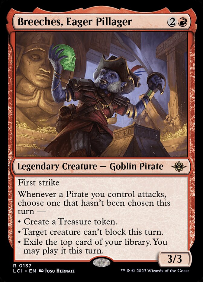 Breeches, Eager Pillager (137) - The Lost Caverns of Ixalan (LCI)