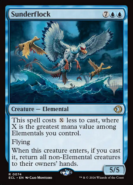 Sunderflock (74p) - Lorwyn Eclipsed Promos (PECL)