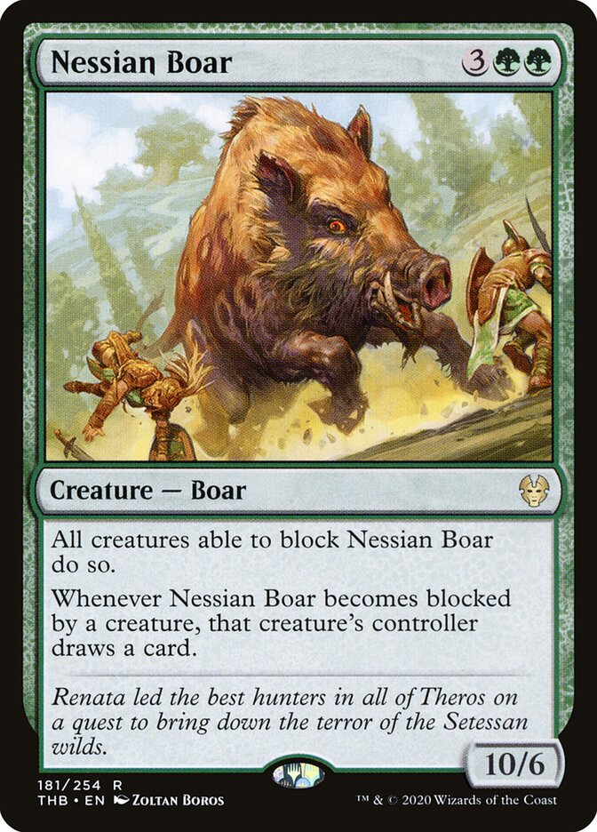 Nessian Boar (181) - Theros Beyond Death (THB)