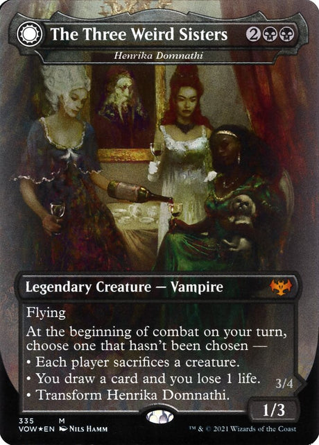 The Three Weird Sisters - Henrika Domnathi // Henrika, Infernal Seer (335) - Innistrad: Crimson Vow (VOW)
