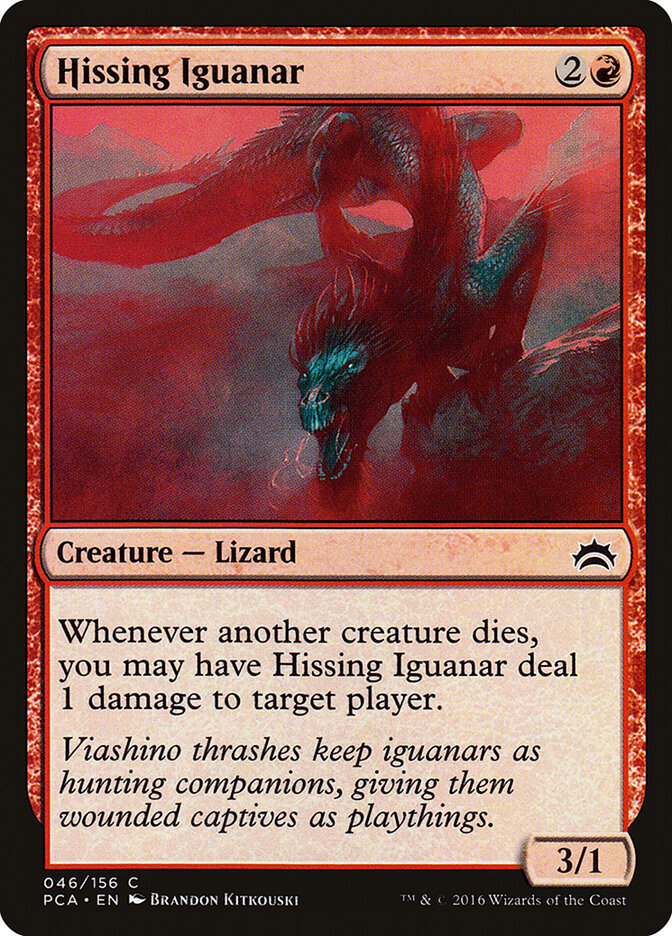 Hissing Iguanar (46) - Planechase Anthology (PCA)