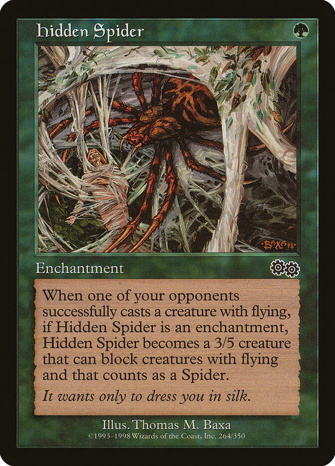 Hidden Spider (264) - Urza's Saga (USG)