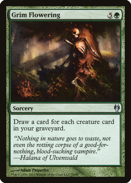 Grim Flowering (75) - Duel Decks: Izzet vs. Golgari (DDJ)
