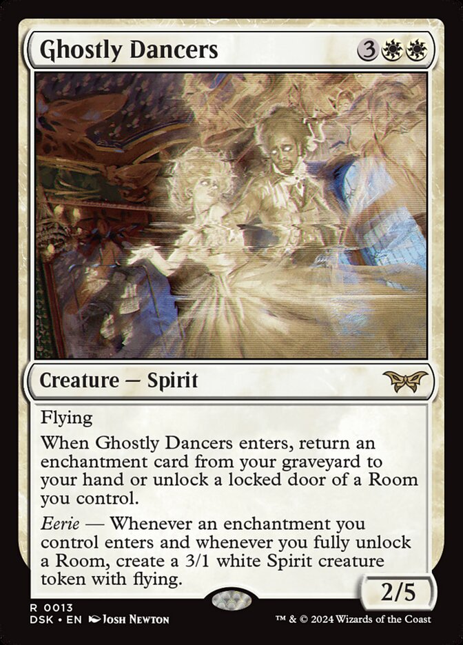 Ghostly Dancers (13) - Duskmourn: House of Horror (DSK)