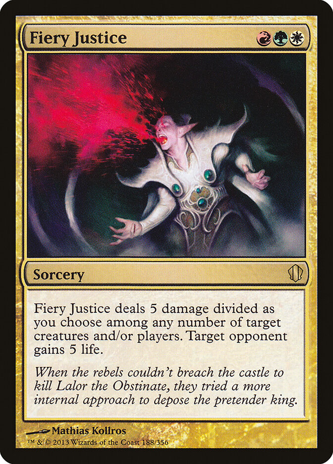 Fiery Justice (188) - Commander 2013 (C13)