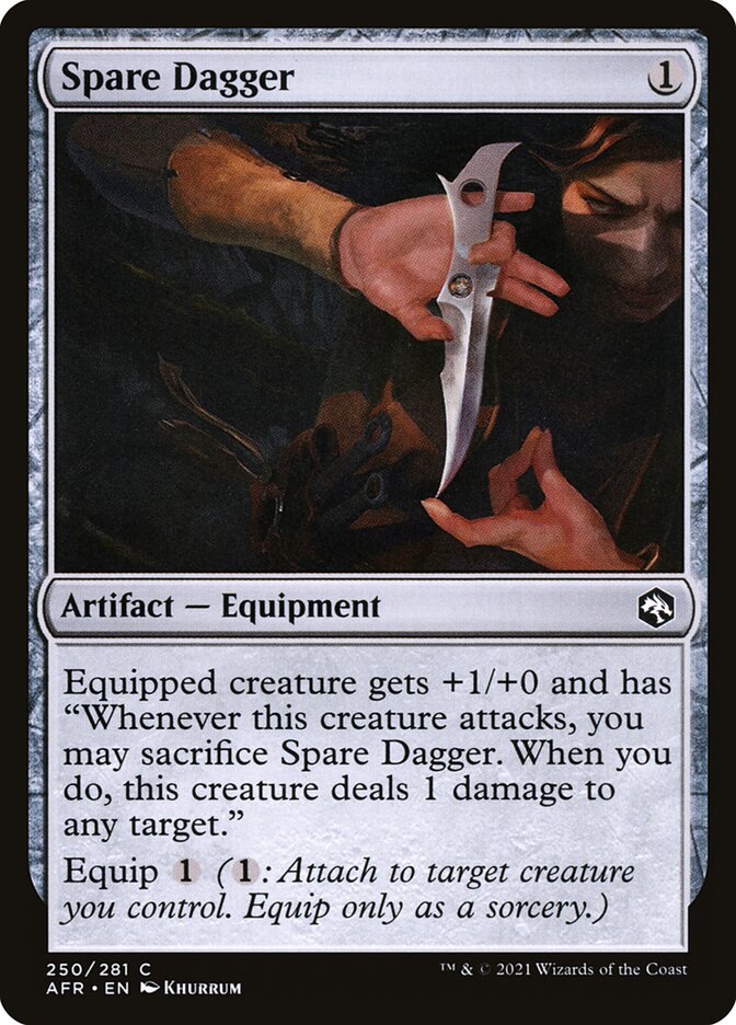 Spare Dagger (250) - Adventures in the Forgotten Realms (AFR)