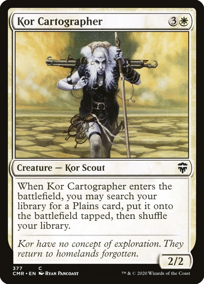 Kor Cartographer (377) - Commander Legends (CMR)