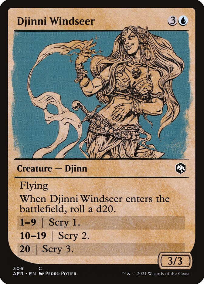 Djinni Windseer (306) - Adventures in the Forgotten Realms (AFR)