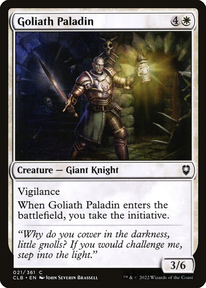 Goliath Paladin (21) - Commander Legends: Battle for Baldur's Gate (CLB)