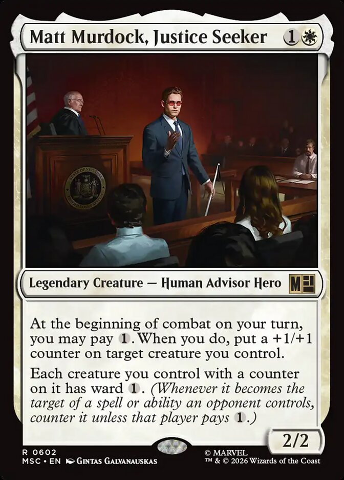 Matt Murdock, Justice Seeker (602) - Marvel Super Heroes Commander (MSC)