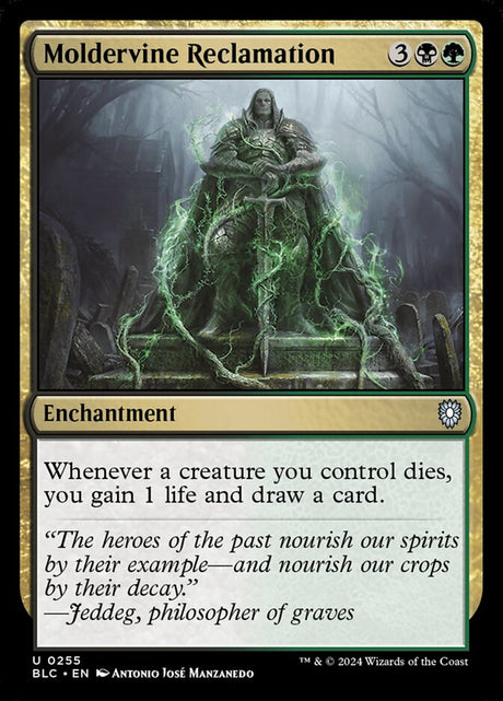 Moldervine Reclamation (255) - Bloomburrow Commander (BLC)