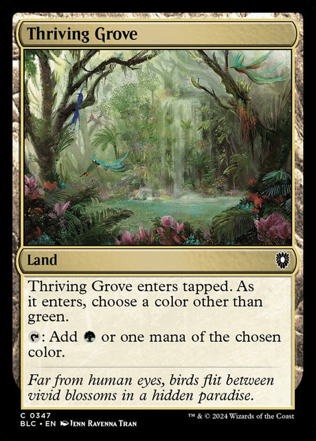 Thriving Grove (347) - Bloomburrow Commander (BLC)