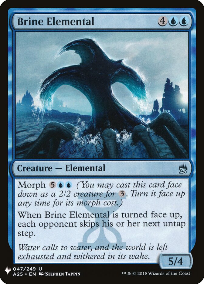 Brine Elemental (A25-47) - The List (PLST)