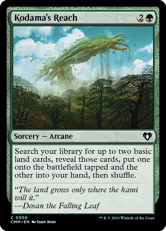 Kodama's Reach (300) - Commander Masters (CMM)