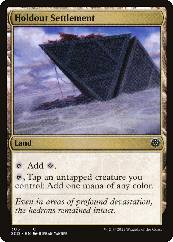 Holdout Settlement (305) - Starter Commander Decks (SCD)
