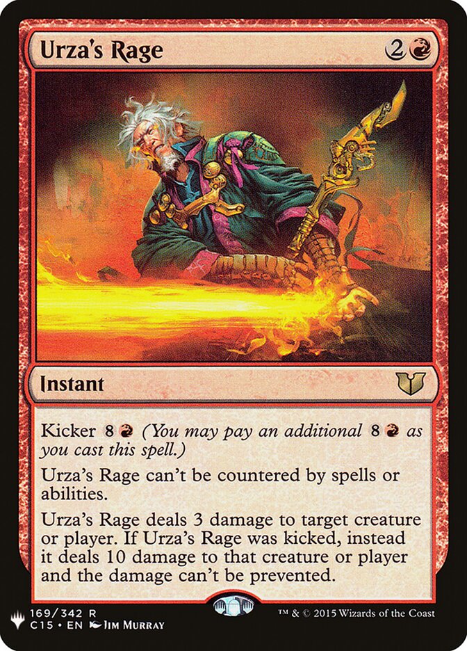 Urza's Rage (C15-169) - The List (PLST)