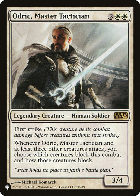 Odric, Master Tactician (M13-23) - The List (PLST)