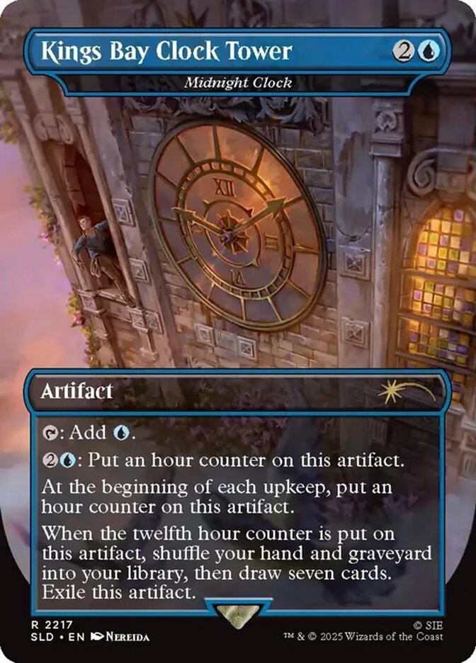 Kings Bay Clock Tower - Midnight Clock (2217) - Secret Lair Drop (SLD)