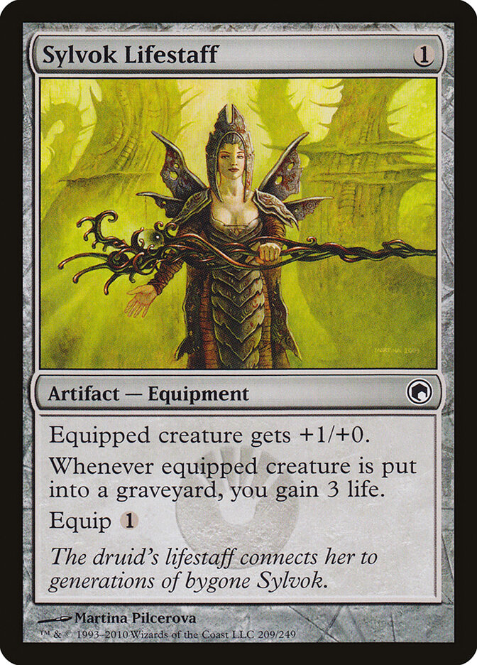 Sylvok Lifestaff (209) - Scars of Mirrodin (SOM)