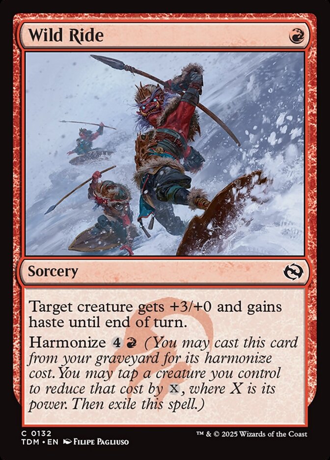 Wild Ride (132) - Tarkir: Dragonstorm (TDM)