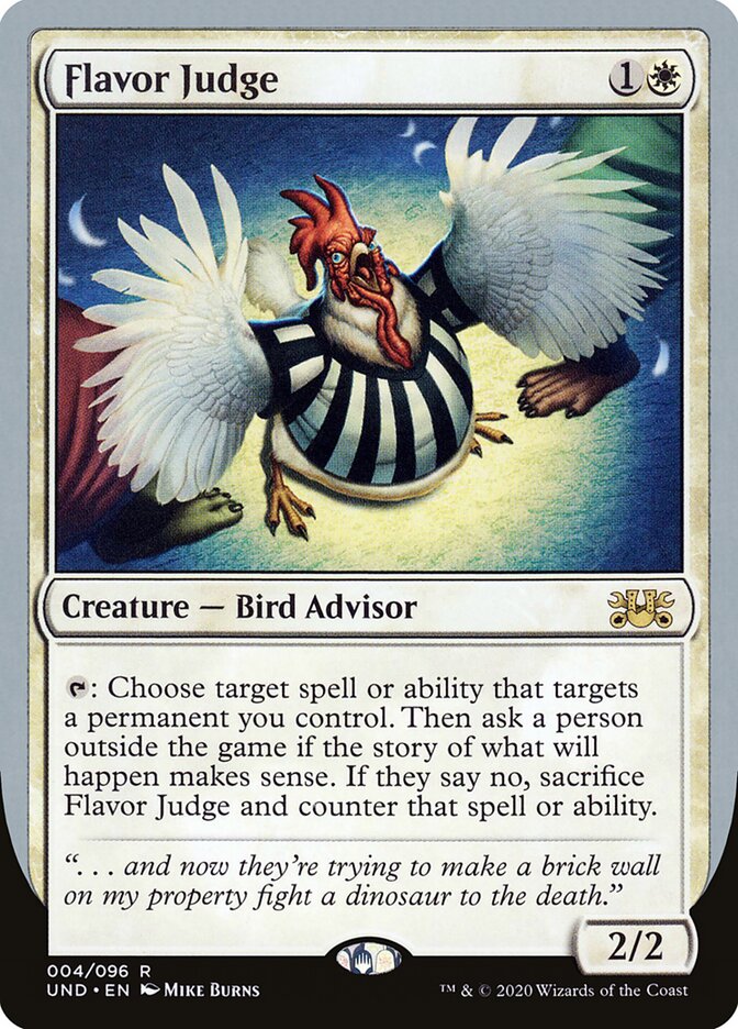 Flavor Judge (4) - Unsanctioned (UND)