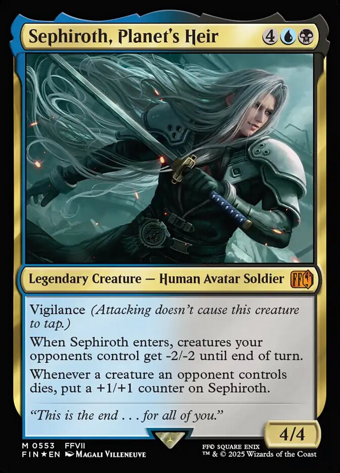 Sephiroth, Planet's Heir (553) - [Foil] Final Fantasy (FIN)