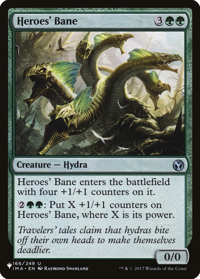 Heroes' Bane (IMA-166) - The List (PLST)