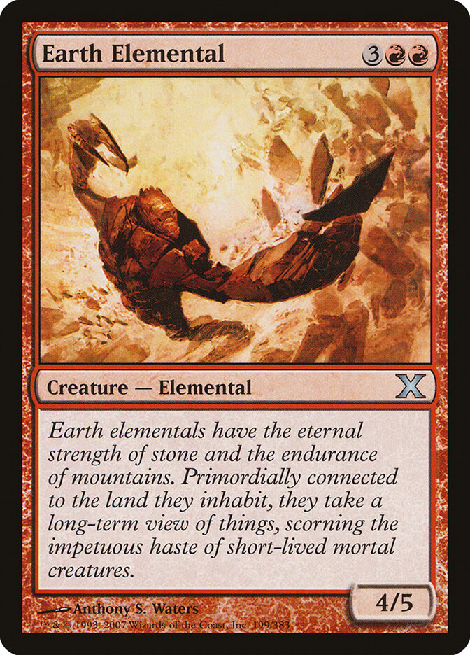 Earth Elemental (199) - Tenth Edition (10E)
