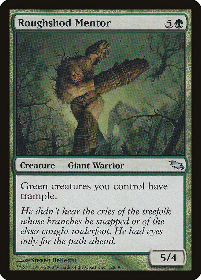 Roughshod Mentor (128) - Shadowmoor (SHM)