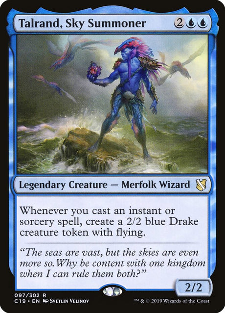 Talrand, Sky Summoner (97) - Commander 2019 (C19)