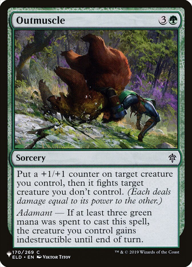 Outmuscle (ELD-170) - The List (PLST)
