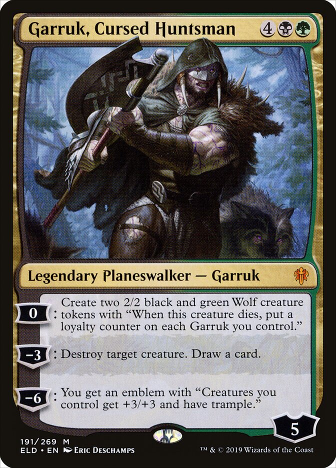 Garruk, Cursed Huntsman (191) - Throne of Eldraine (ELD)