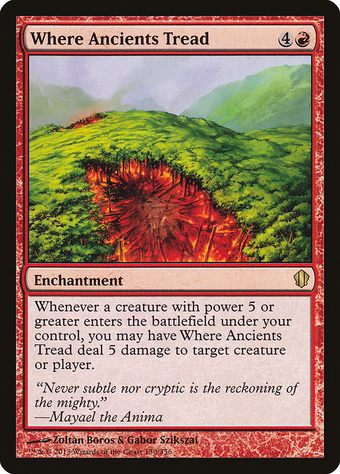 Where Ancients Tread (130) - Commander 2013 (C13)