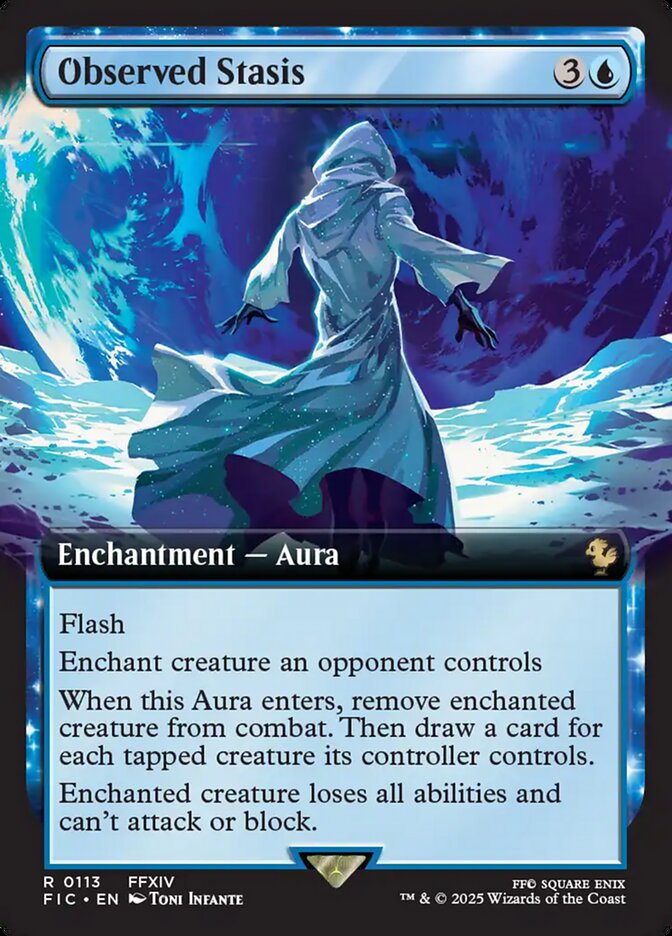 Observed Stasis (113) - [Extended Art] Final Fantasy Commander (FIC)