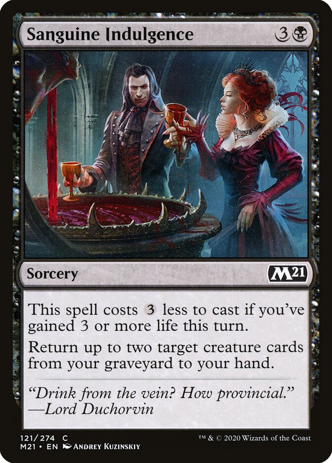 Sanguine Indulgence (121) - Core Set 2021 (M21)
