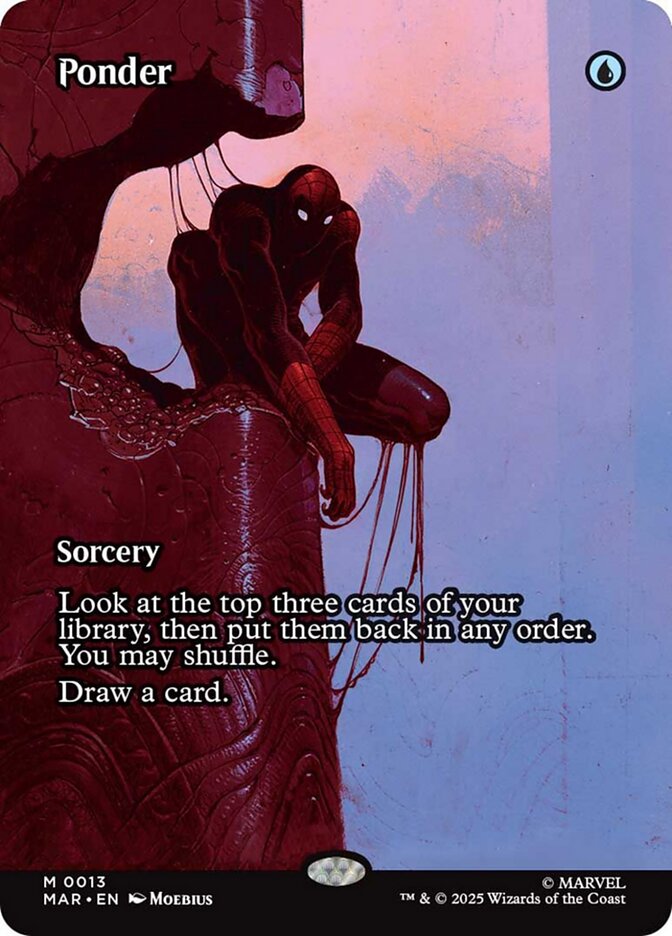 Ponder (13) - [Foil, Borderless] Marvel Universe (MAR)