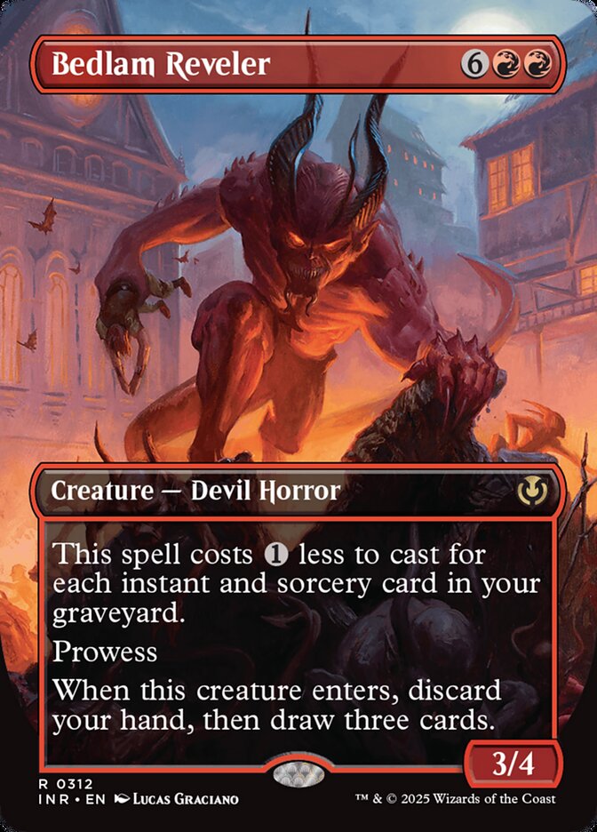 Bedlam Reveler - [Foil, Borderless] Innistrad Remastered (INR)
