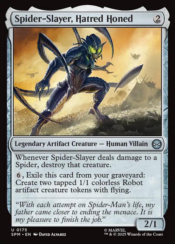 Spider-Slayer, Hatred Honed (175) - [Foil] Marvel's Spider-Man (SPM)