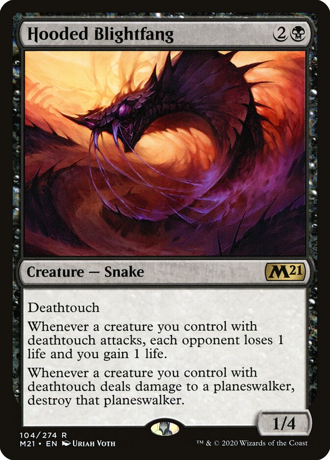 Hooded Blightfang (104) - Core Set 2021 (M21)
