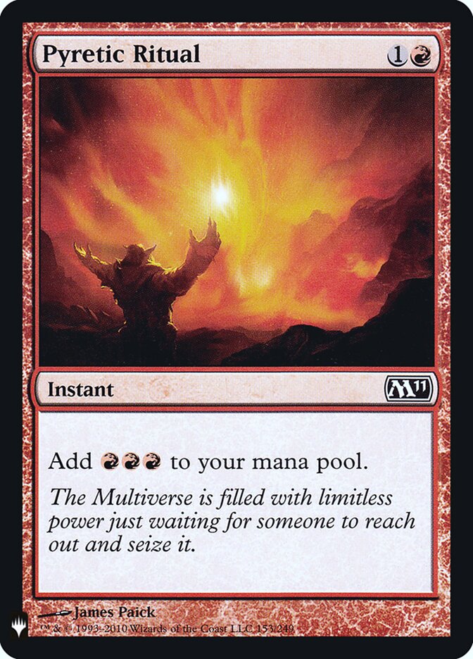 Pyretic Ritual (M11-153) - The List (PLST)