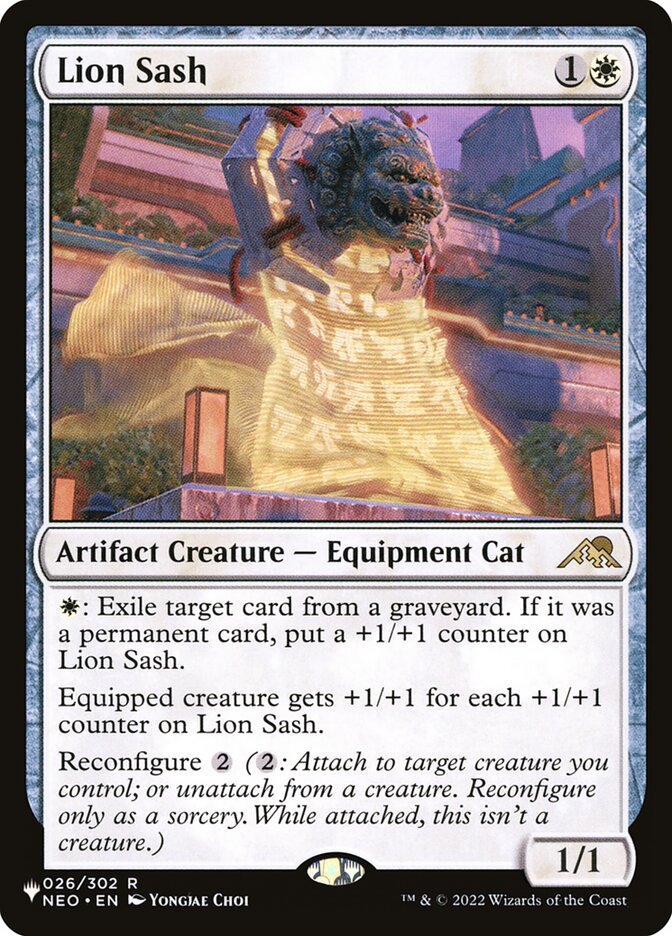 Lion Sash (NEO-26) - The List (PLST)